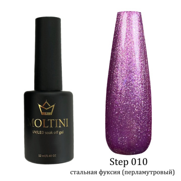 Молтини цветной гель-лак Step 010 12мл