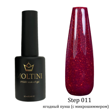 Молтини цветной гель-лак Step 011 12мл